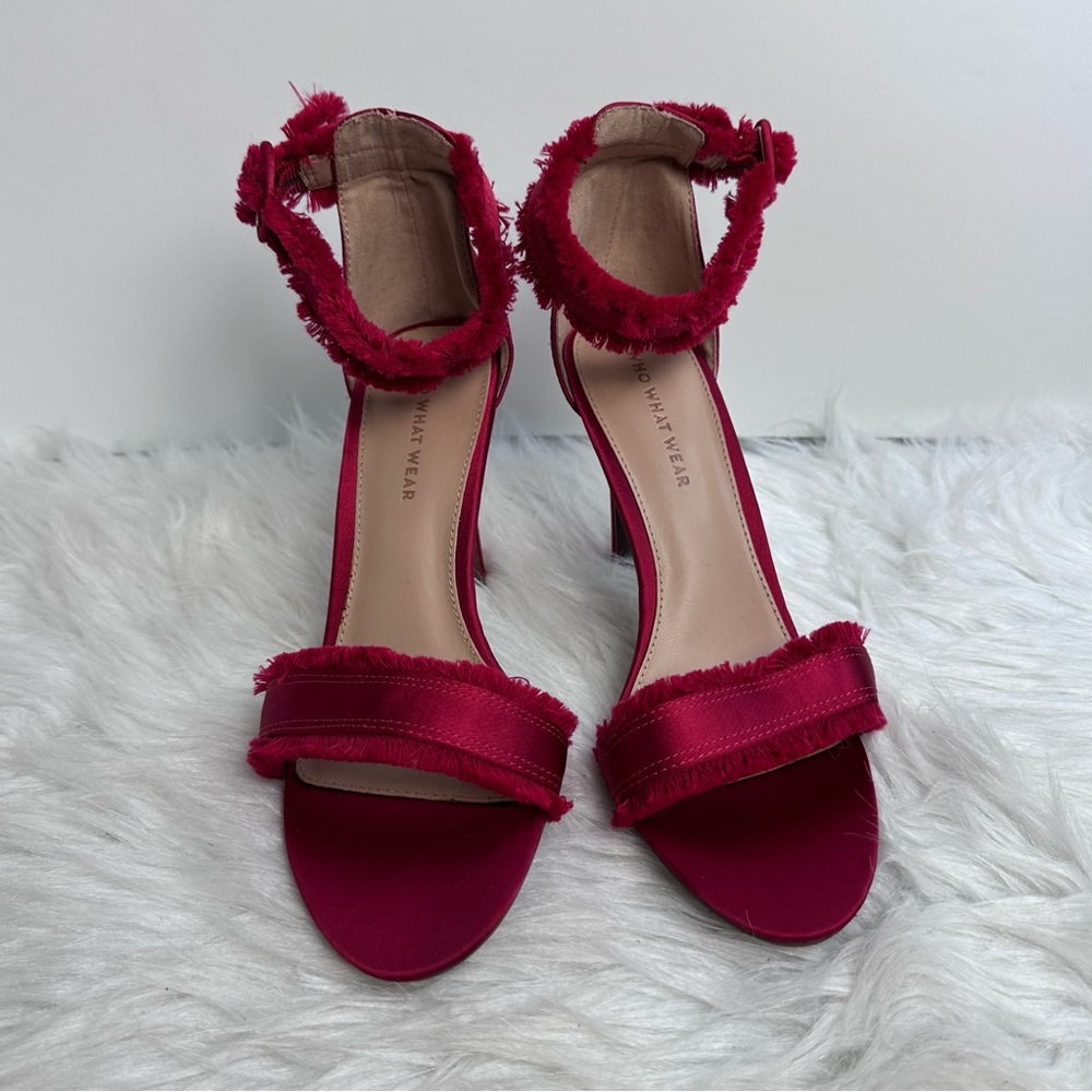 Who What Wear Red Stiletto Heels